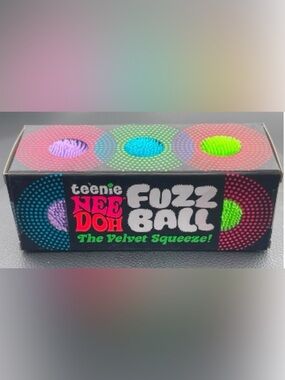 Teenie NeeDoh Fuzz Ball Kids Sensory Toy - Multicolor